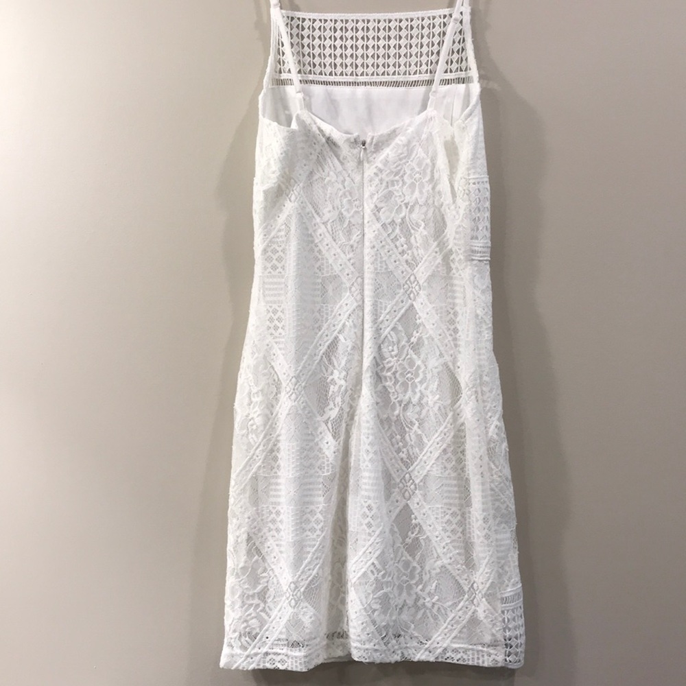 Minuet White Lace Dress - Picture 2 of 3